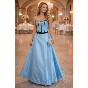 Jessica McIntock for Gunne Sax Blue Western Midi Dress  Women's Size 2 Jr Size 3